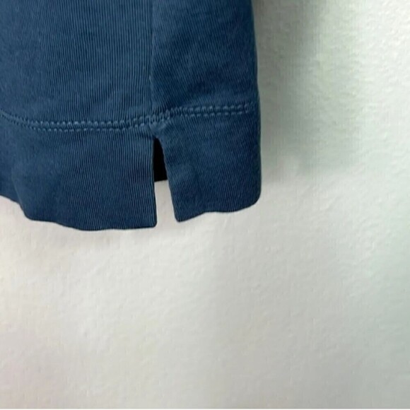 J. Jill Navy Blue Perfect Pima Forward Seam Sleeveless Tank Top Size Medium - Picture 5 of 7